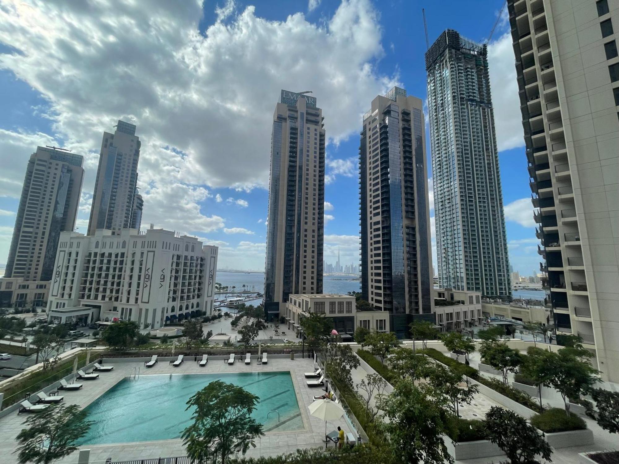 3Br Haven With Burj Views By Magnoliasvhr Aparthotel Dubai Exterior photo